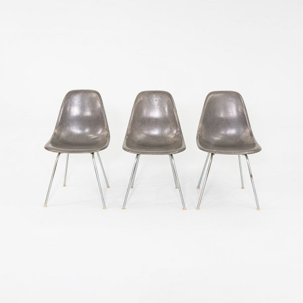 C. 1958 Herman Miller Eames Fiberglass Dining Shell Chair in Gray