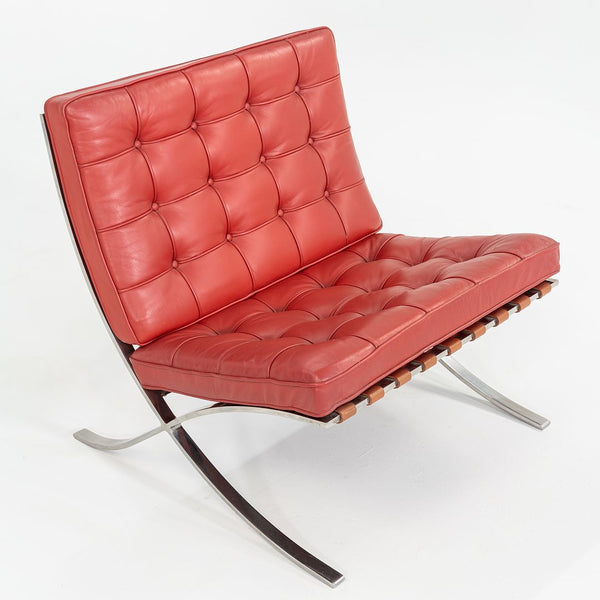 SOLD 1995 Pair of Mies van der Rohe Barcelona Lounge Chairs with