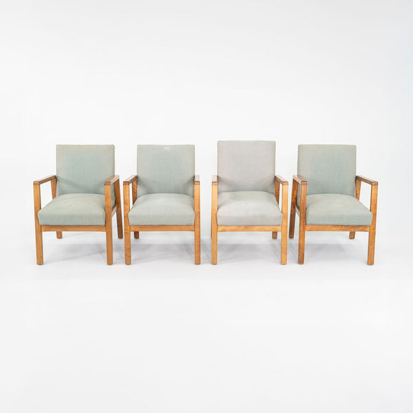 C. 1945 Set of Four Alvar and Aino Aalto for Artek Dining Hallway