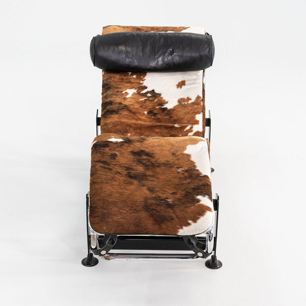 1980s Le Corbusier Perriand Jeanneret Fiocchi Italy LC4 Pony Hide