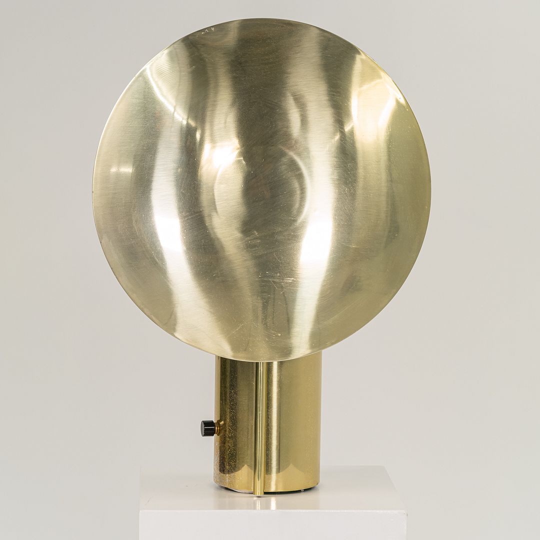 1977 Half-Nelson Table Lamp by George Nelson for Koch and Lowy in Brass