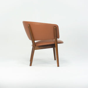 1950s ND83 Lounge Chair by Nanna and Jørgen Ditzel for Knud Willadsen in Oak with Cognac Leather