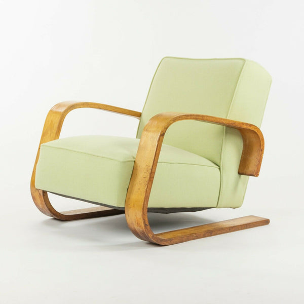 SOLD 1940s Alvar Aalto 37 400 Tank Cantilever Birch Lounge Chair