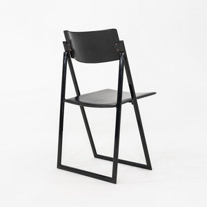 1980s Set of Six A. Ricciardi & G. Salvini Matteo Grassi Garina Folding Chairs
