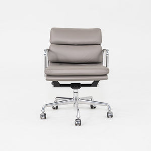 2013 Herman Miller Eames Soft Pad Management Desk Chair Grey Leather 11x Avail