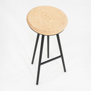 2010s Note Design Studio for Mitab Boet Bar Stool in Metal w/ Cork Seat 5x Avail
