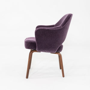 2018 Eero Saarinen for Knoll Executive Dining Arm Chairs in Purple 12+ Available