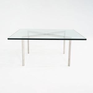 2005 Mies van der Rohe for Knoll Barcelona Coffee Table Stainless Steel & Glass