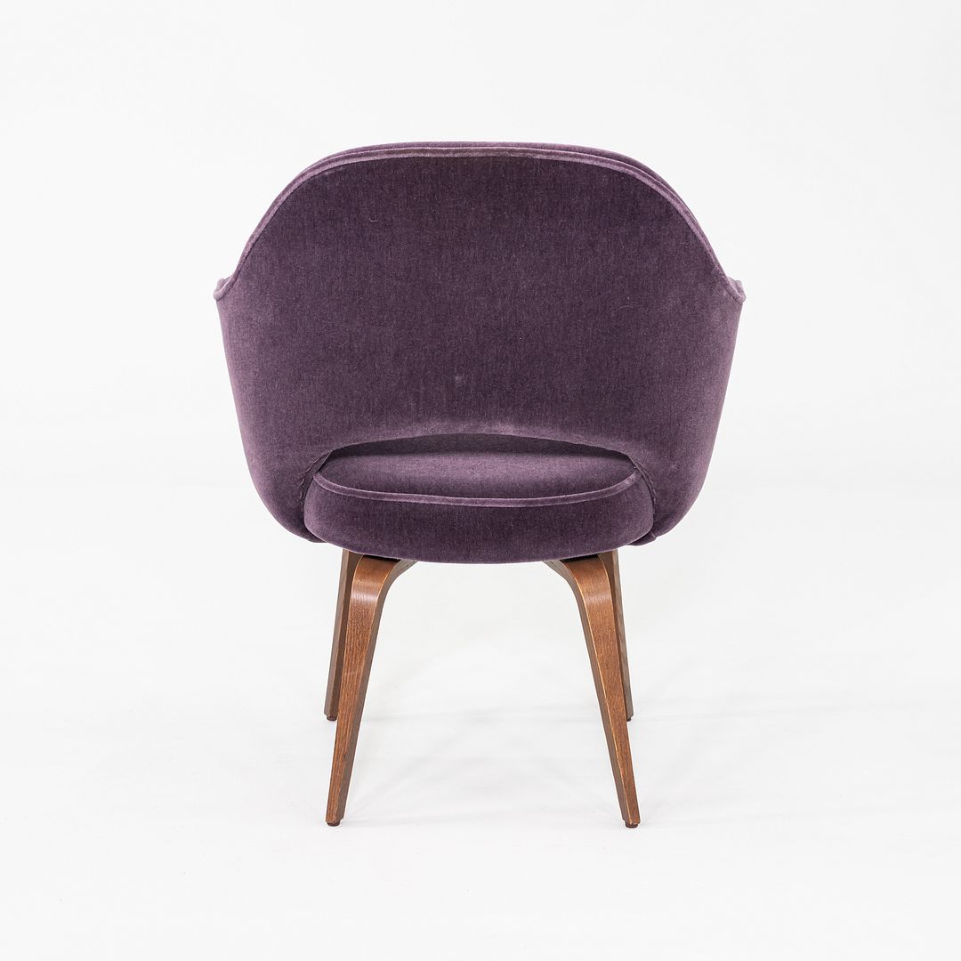2018 Eero Saarinen for Knoll Executive Dining Arm Chairs in Purple 12+ Available