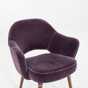 2018 Eero Saarinen for Knoll Executive Dining Arm Chairs in Purple 12+ Available