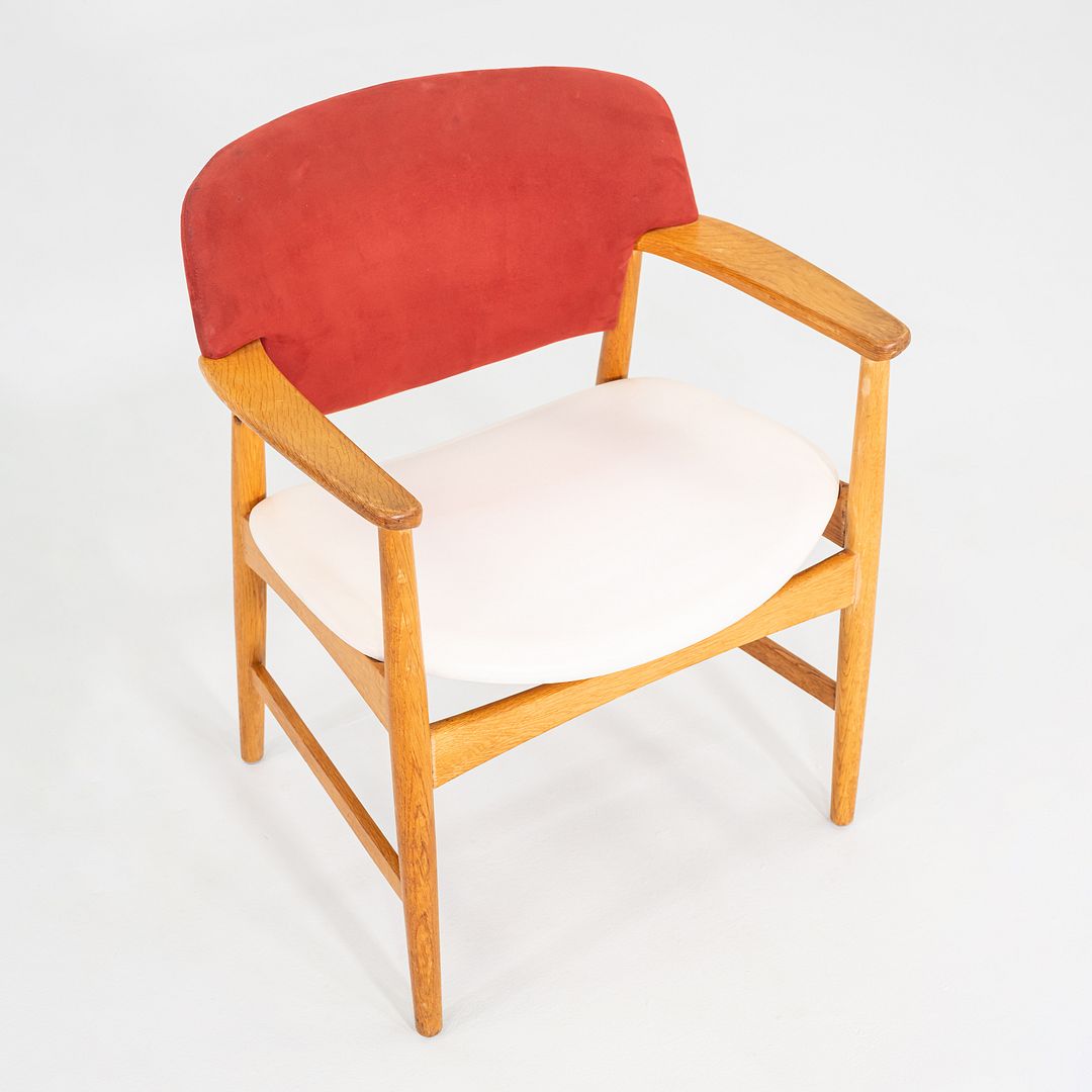 1960s Ejner Larsen and Aksel Bender Madsen 4205 Dining Arm Chair Fritz Hansen