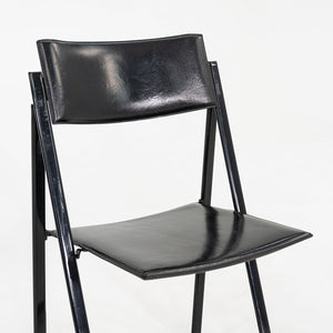 1980s Set of Six A. Ricciardi & G. Salvini Matteo Grassi Garina Folding Chairs