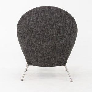 2022 CH468 Oculus Lounge Chair and Ottoman by Hans Wegner for Carl Hansen Grey Fabric 3x Available