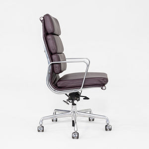 2014 Herman Miller Eames Soft Pad Executive Desk Chair with Burgundy Leather