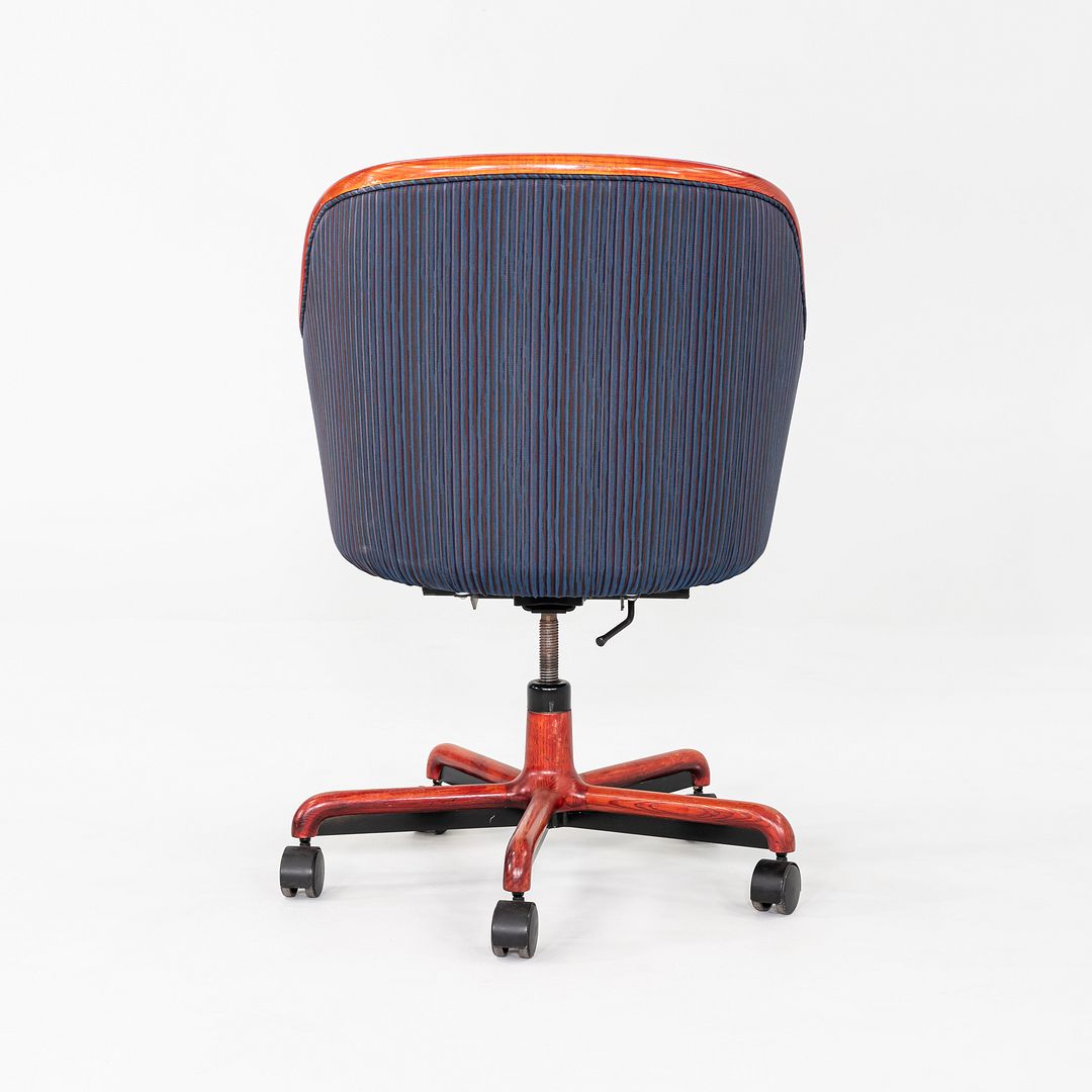1986 Ward Bennett for Brickel Associates Executive Office Chair in Red 4x Avail