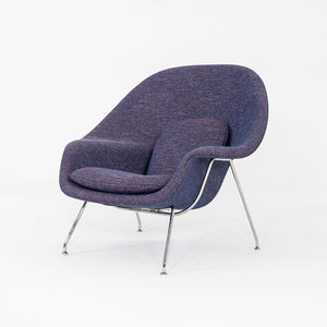2023 Eero Saarinen for Knoll Full Size Womb Lounge Chair in Purple Upholstery