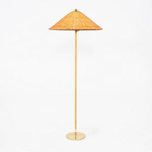 2024 Paavo Tynell for GUBI 9602 Floor Lamp "Chinese Hat" Wicker Shade 3x Avail