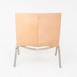 2020 Poul Kjaerholm for Fritz Hansen PK22 Lounge Chair Rustic Leather Upholstery