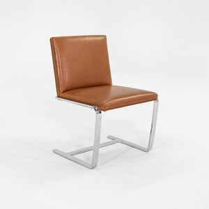 1970s Armless Brno Chair Mies van der Rohe for Knoll / Brueton / Gratz in Cognac
