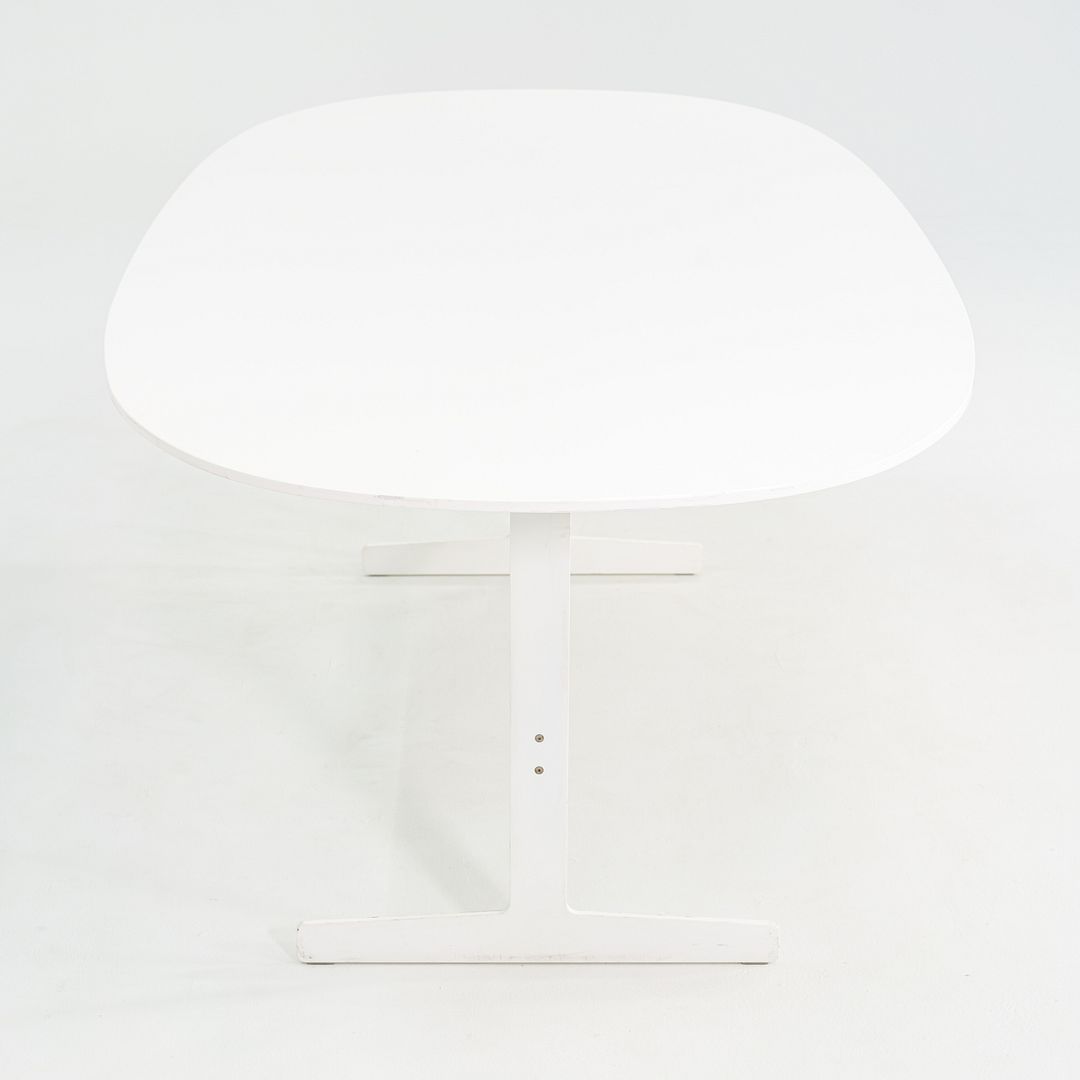 SOLD 2000s Jasper Morrison for Cappellini White Lacquer Simplon Dining Table 79x39x29