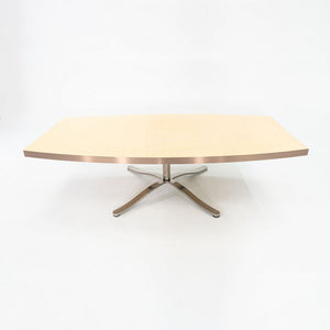 2004 Nicos Zographos Custom Conference Table in Wood with Stainless Steel Base
