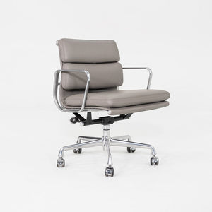 2013 Herman Miller Eames Soft Pad Management Desk Chair Grey Leather 11x Avail
