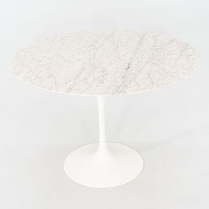 2011 Eero Saarinen for Knoll Round Dining Table with Marble Top 42 inch Diameter