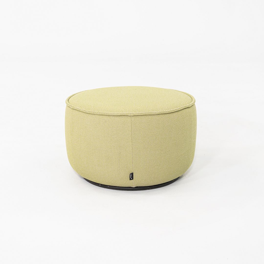 2017 Barber Osgerby Vitra Mariposa Pouf / Ottoman Medium Green Fabric 3x Avail