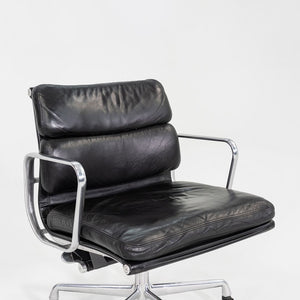 1997 Herman Miller Eames Management Soft Pad Desk Chair in Black Leather 12+ Avail