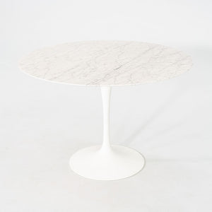 2011 Eero Saarinen for Knoll Round Dining Table with Marble Top 42 inch Diameter