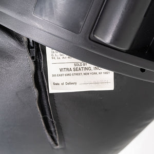 1991 Mario Bellini and Dieter Thiel for Vitra Figura Office Chair Black Leather