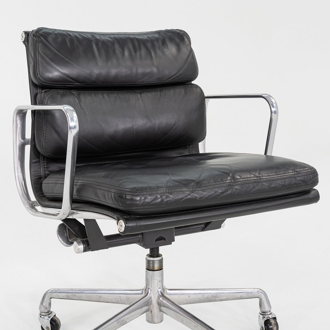 1992 Herman Miller Eames Soft Pad Management Desk Chair Black Leather 4x Avail