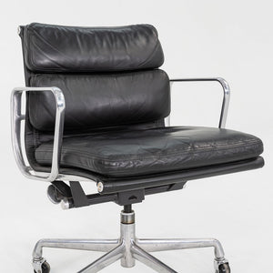 1992 Herman Miller Eames Soft Pad Management Desk Chair Black Leather 4x Avail