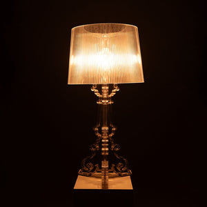 C. 2004 Ferruccio Laviani for Kartell Bourgie Table Lamp in Clear Made in Italy
