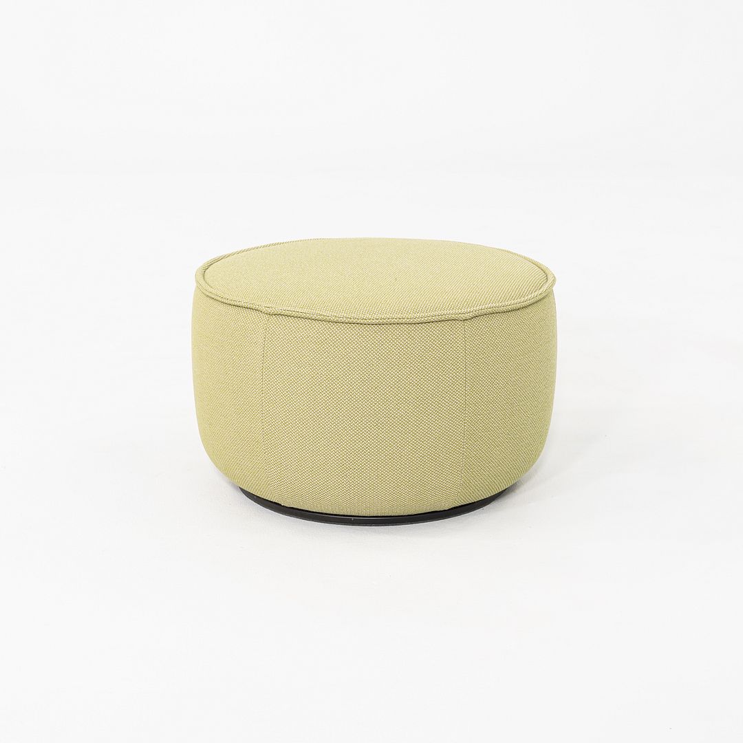 2017 Barber Osgerby Vitra Mariposa Pouf / Ottoman Medium Green Fabric 3x Avail