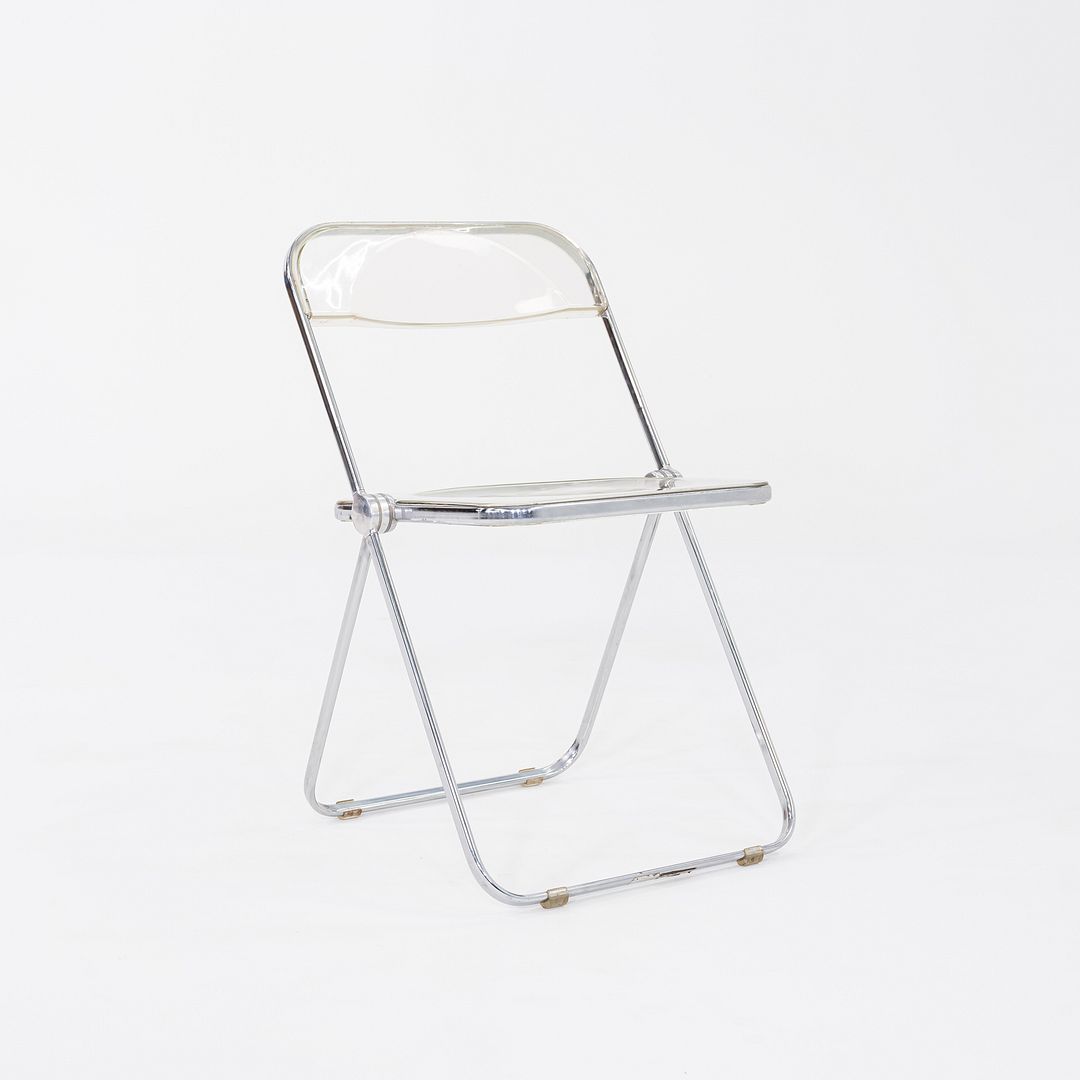 1970s Set of Six Giancarlo Piretti for Anonima Castelli Plia Folding Chairs