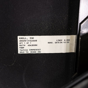 2003 Knoll Sapper High Back Swivel Office Chair by Richard Sapper in Dark Purple