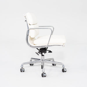 2020s Herman Miller Eames Soft Pad Management Desk Chair with White Leather