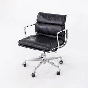 1990s Herman Miller Eames Soft Pad Management Desk Chair in Black Leather 5x Available