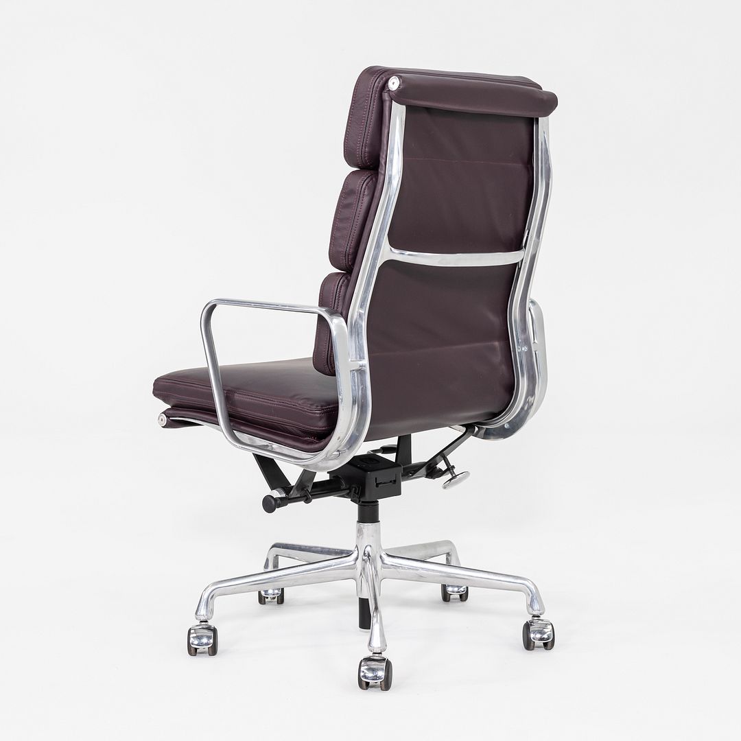 2014 Herman Miller Eames Soft Pad Executive Desk Chair with Burgundy Leather