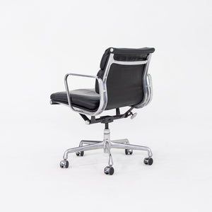 1990s Herman Miller Eames Soft Pad Management Desk Chair in Black Leather 5x Available