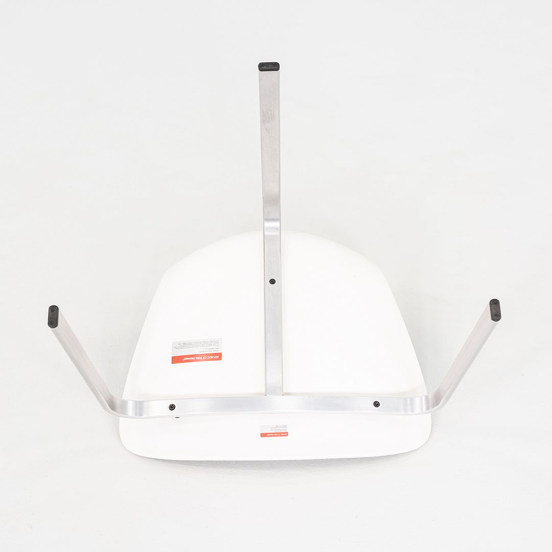 2008 Poul Kjaerholm for Fritz Hansen PK8 Dining Chair White Divina Melange 120