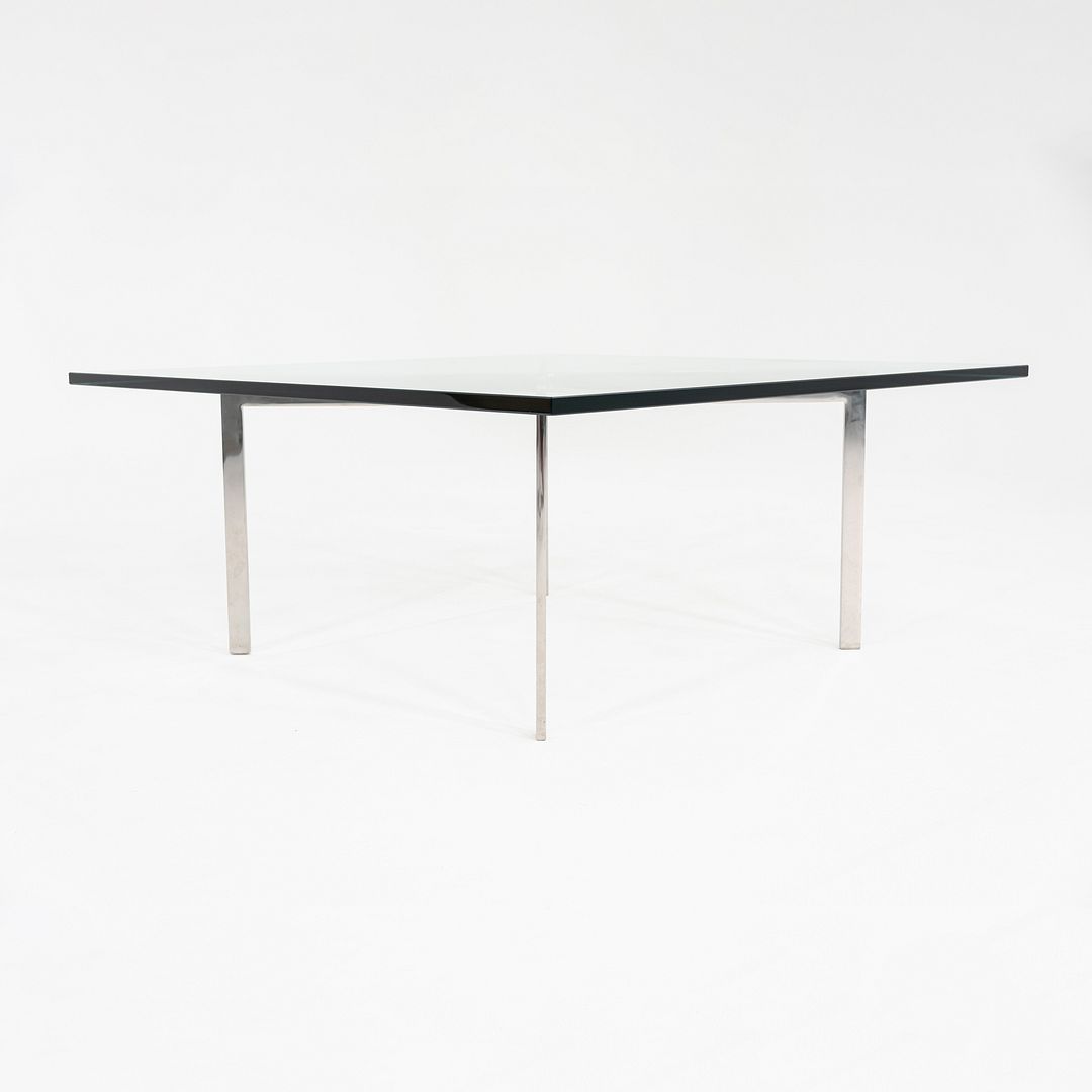 2005 Mies van der Rohe for Knoll Barcelona Coffee Table Stainless Steel & Glass