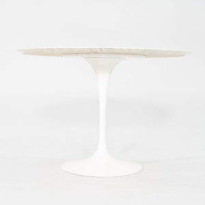 2011 Eero Saarinen for Knoll Round Dining Table with Marble Top 42 inch Diameter