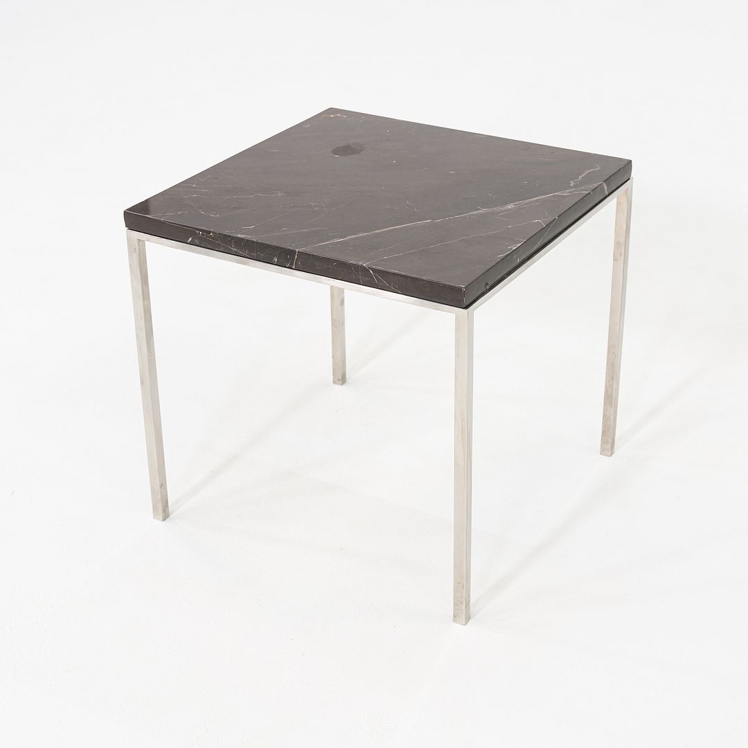 1966 Gordon Bunshaft & Davis Allen for SOM Marble & Steel Side Table Model TA-35
