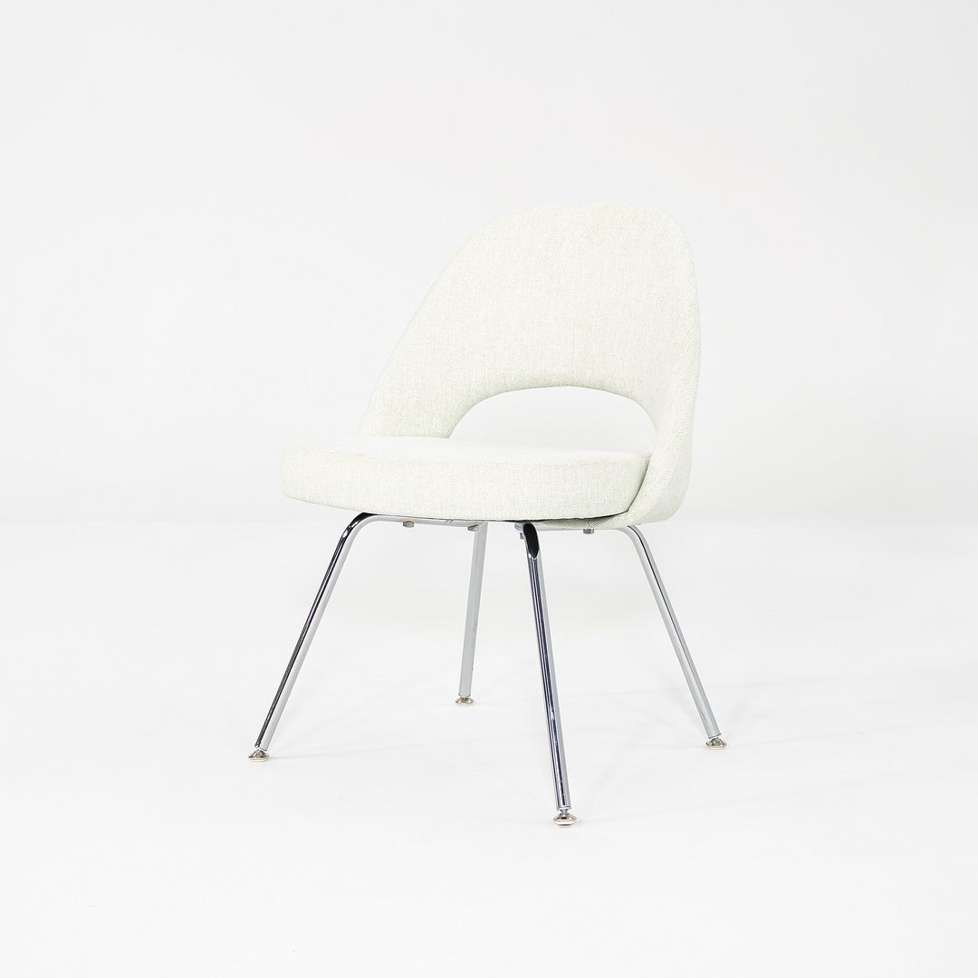 2019 Eero Saarinen for Knoll Armless Executive Dining Chair in Green 11x Avail
