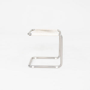 1950s Andre Dupre for Knoll Bauhaus Tubular Steel and Cord Cantilever Stool