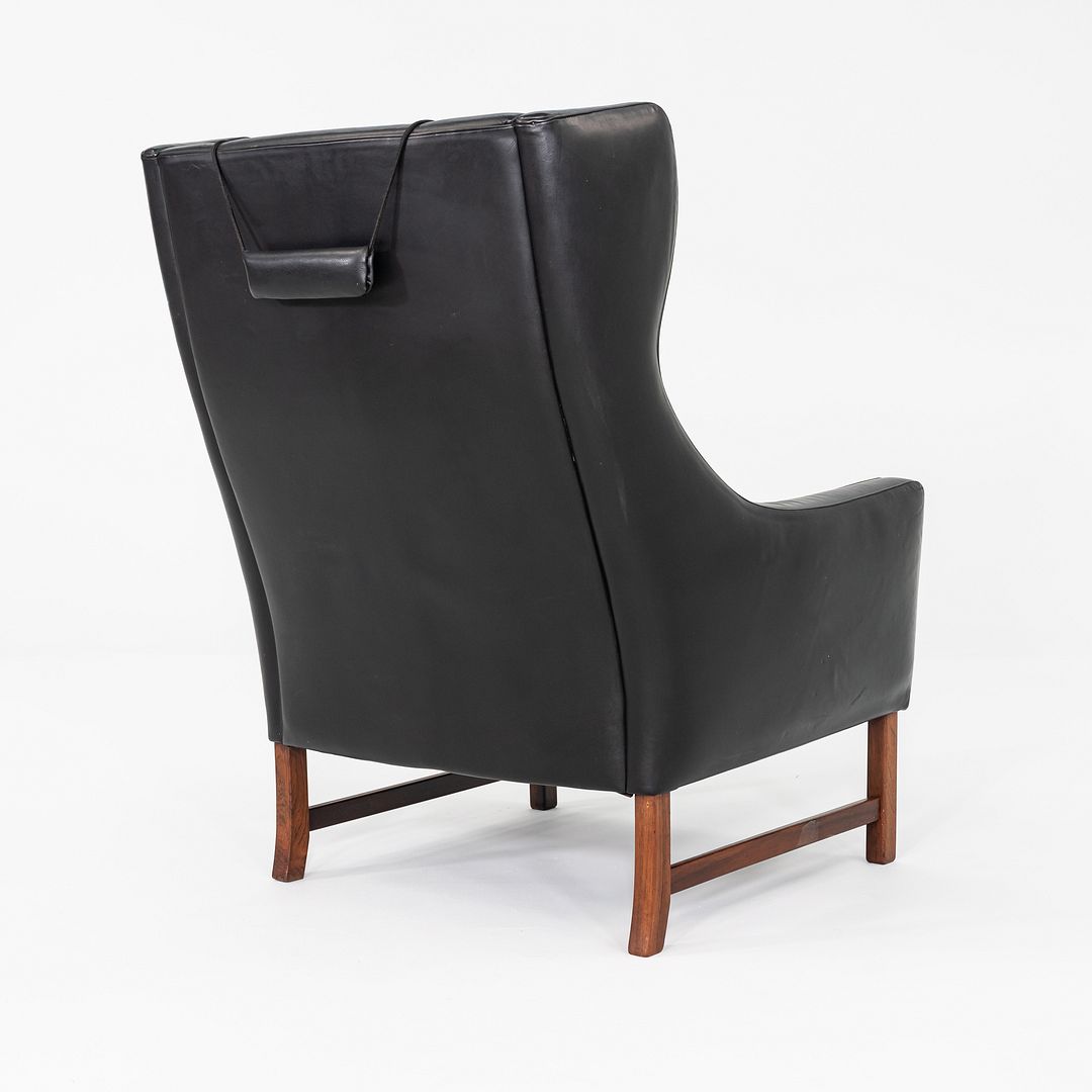 1960s Fredrik Kayser for Vatne Mobler of Norway Model 965H Lounge Chair in Black