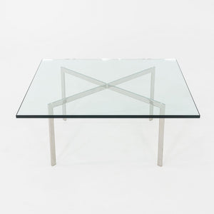 2005 Mies van der Rohe for Knoll Barcelona Coffee Table Stainless Steel & Glass