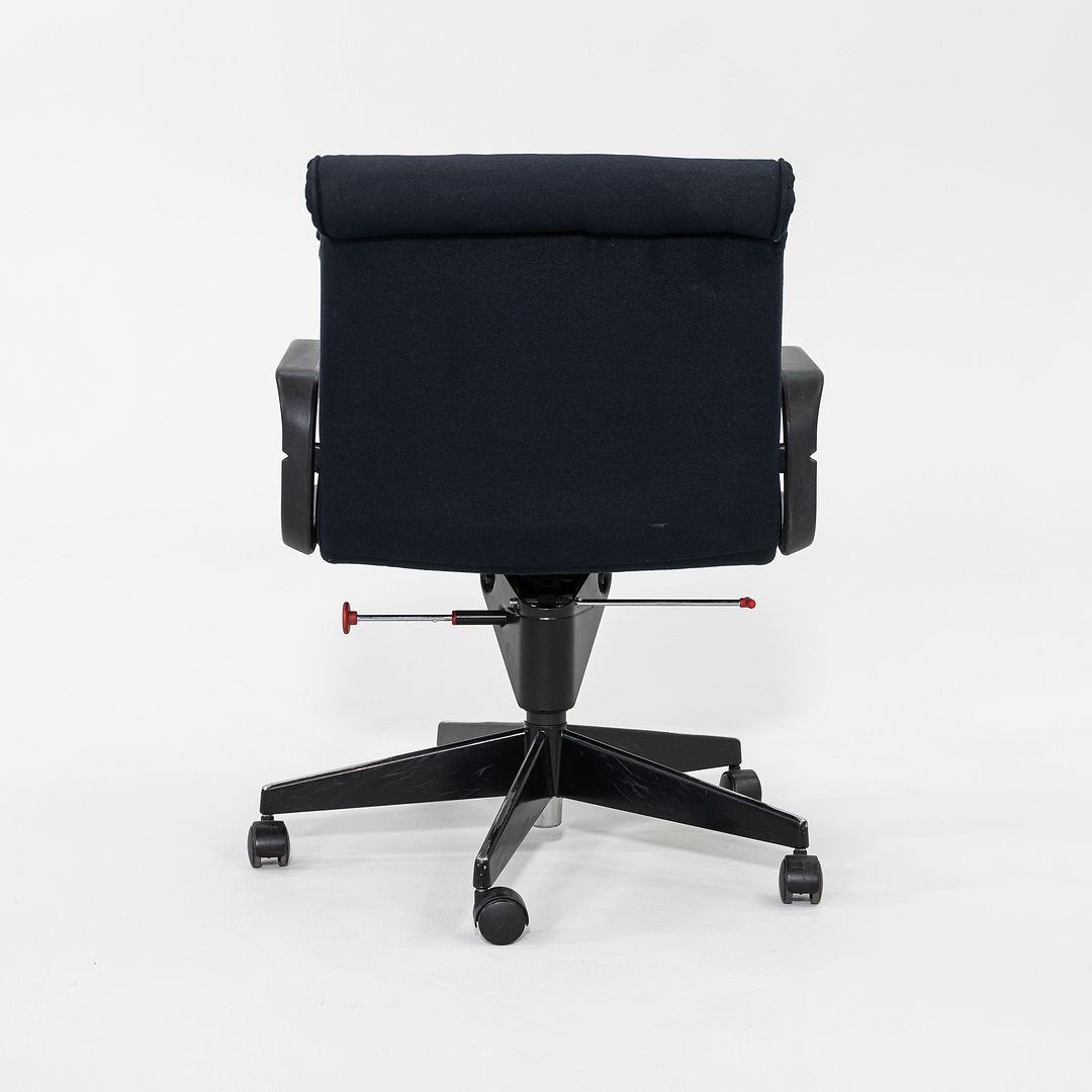 C. 2000s Richard Sapper for Knoll Management Desk Chair Black w/ Pneumatic Lift